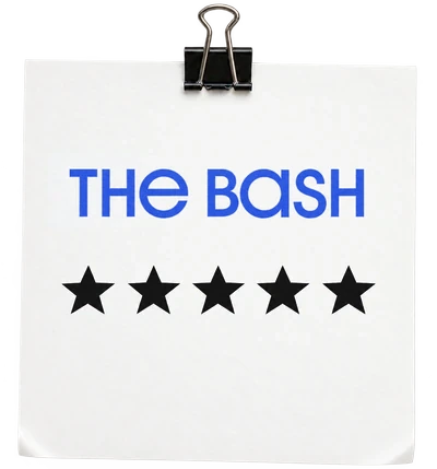The Bash logo, five stars